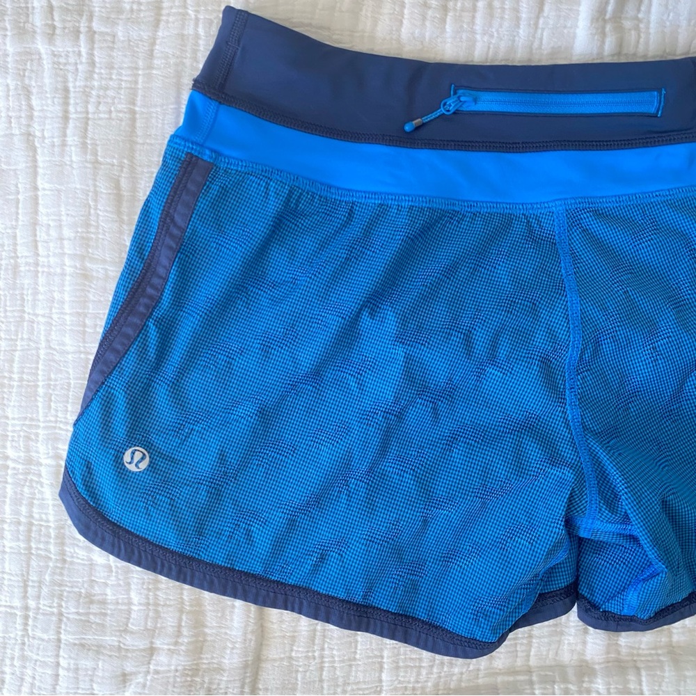 Lululemon Groovy Running Short Beach Blue Size 8